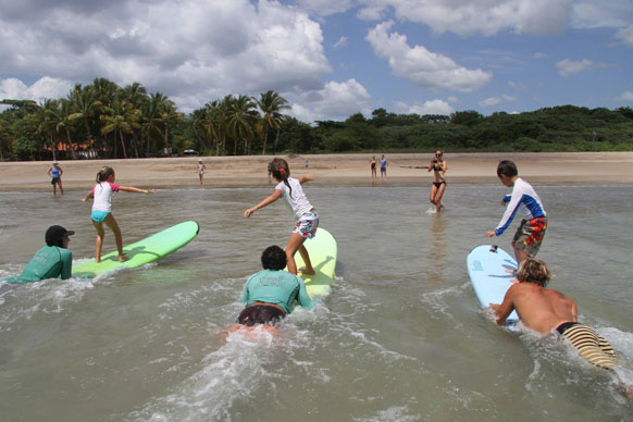 family surf costa rica