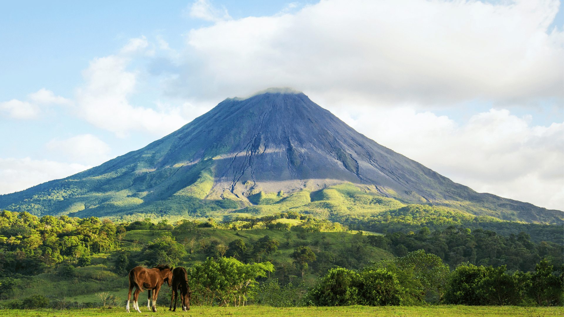 View Of Arenal Volcano