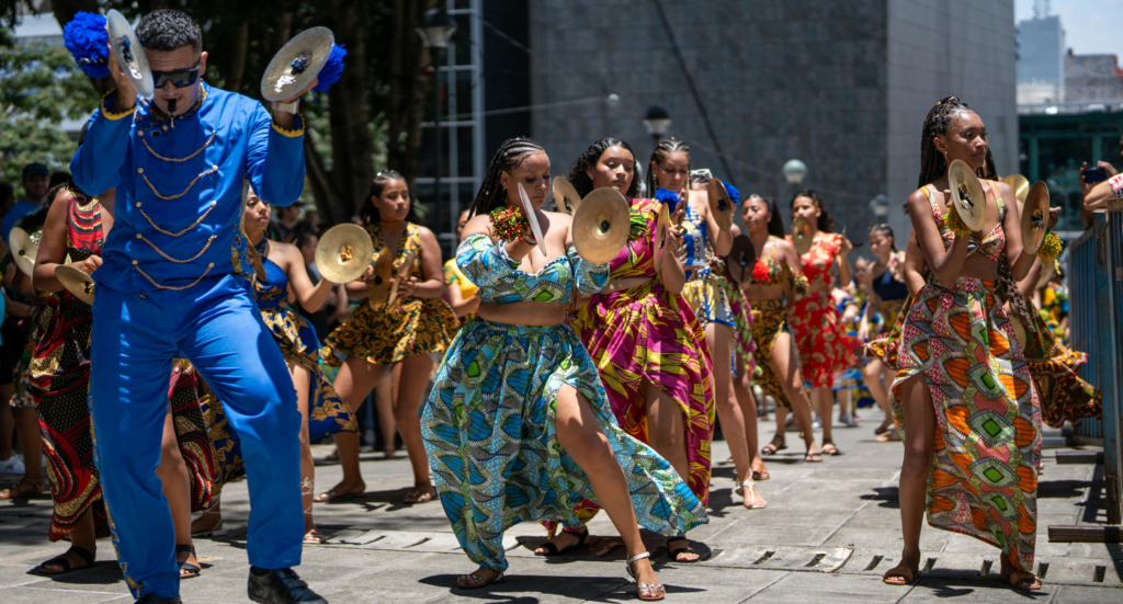 Colorful Festival Parade in San José, Costa Rica