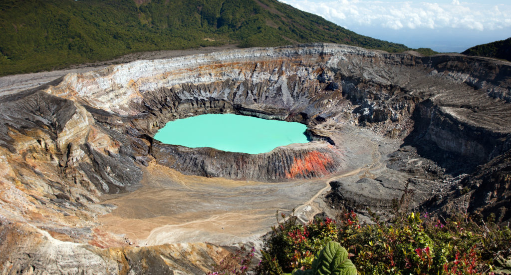 Poas Volcano Crater, Poas Volcano National Park, Costa Rica