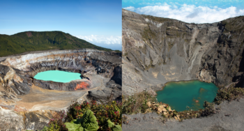 Poás and Irazú volcano
