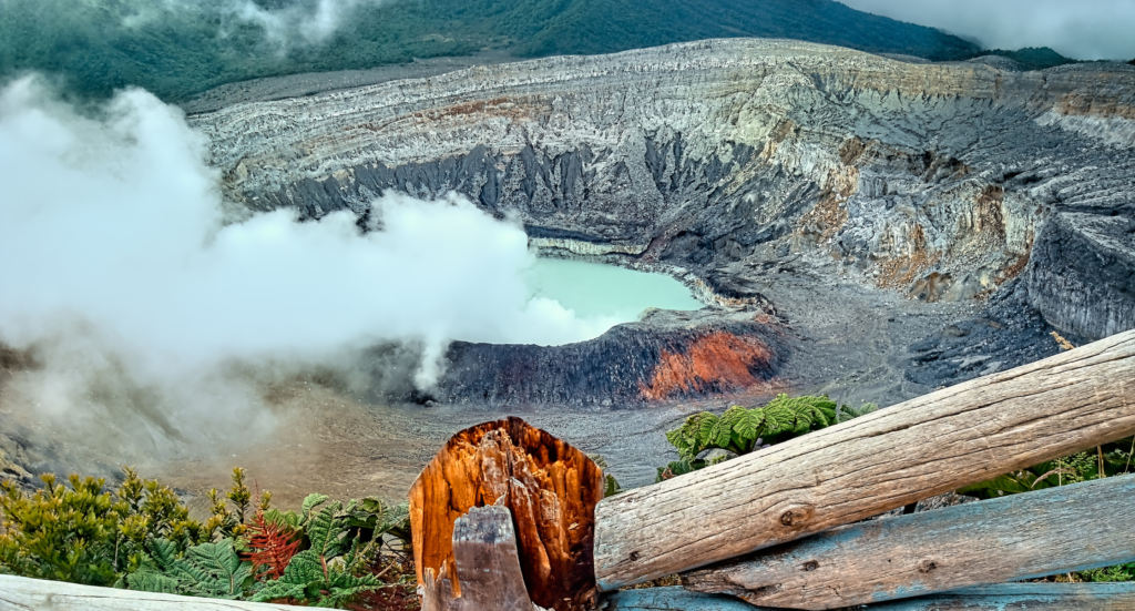 summit crater Poas Volcano