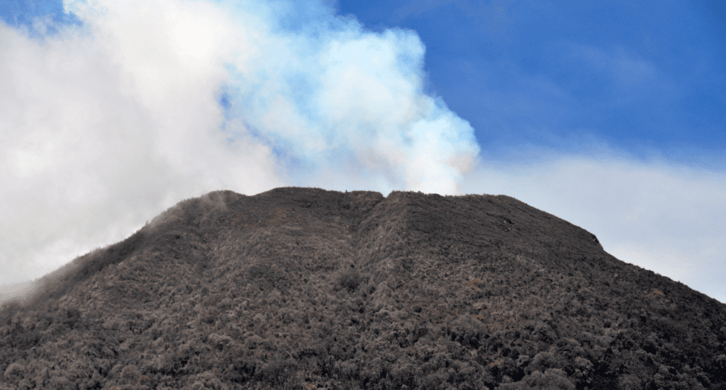 Turrialba Volcano in costa rica