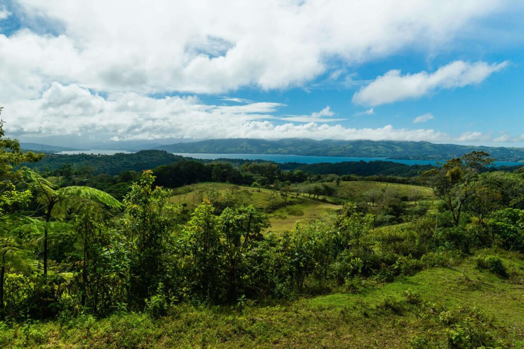rolling hills costa rica northern lowlands Rio Celeste