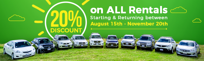 Keep Summer Alive Promo at Vamos Rent-A-Car