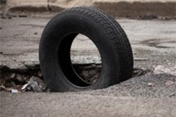 Marking a Pothole - Local Style